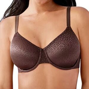 - Wacoal 40E Brown Back Appeal Underwire Smoothing Bra! NEW!